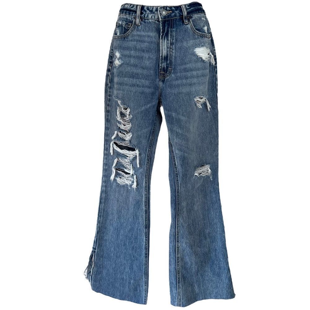 Hidden Happi Ultra High Rise Flare Jeans W/Slit